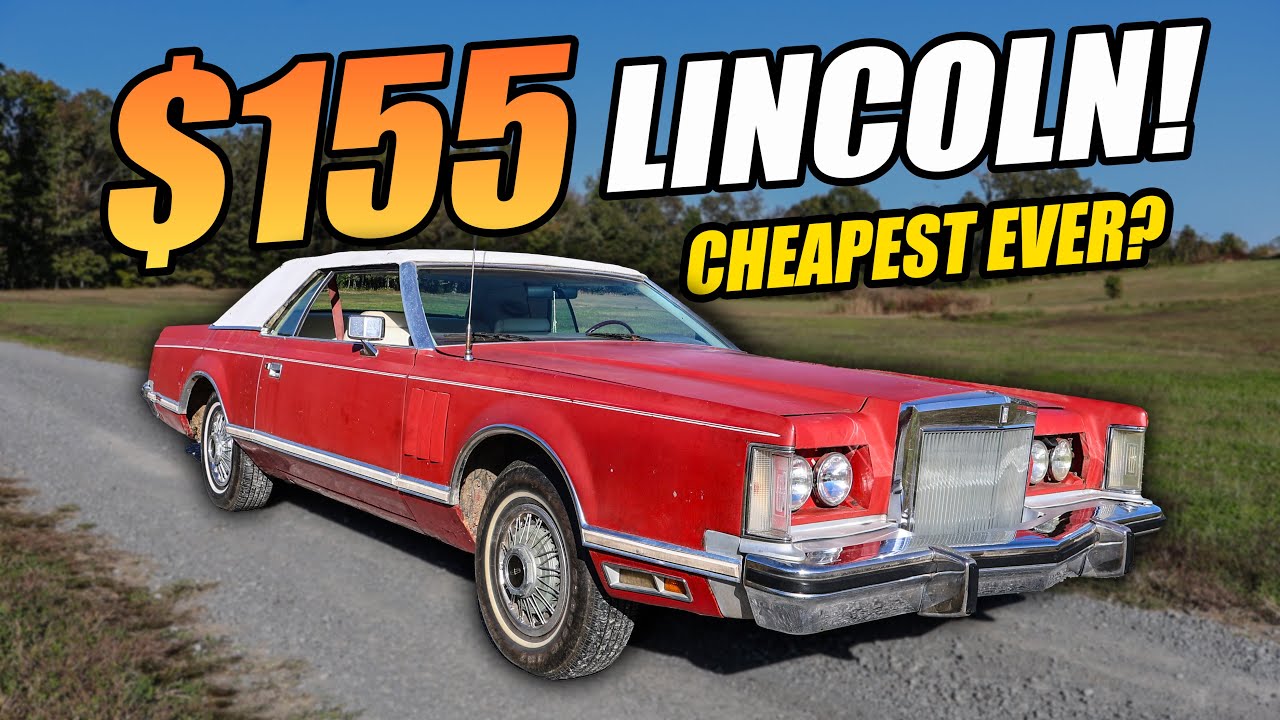 CHEAPEST Lincoln EVER! Will $155 Make It Run and Drive? Free Lincoln, Plus Free Big Block, Equals FUN!