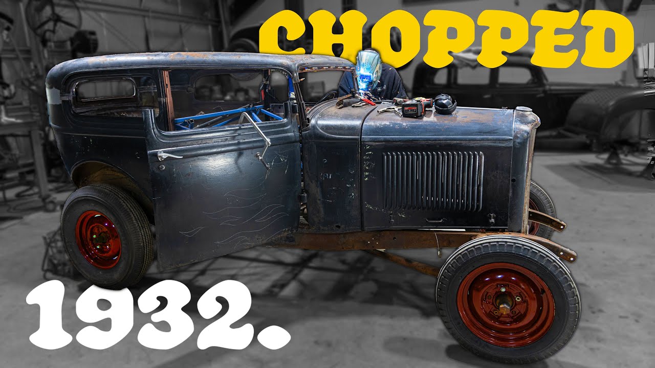 How to Chop An All-Original 1932 Ford Tudor: Chopping a True Survivor – Now That The Roof Is Back In Place, It’s Time To Tackle the Hardest, Most Crucial Welds — The A-Pillars!
