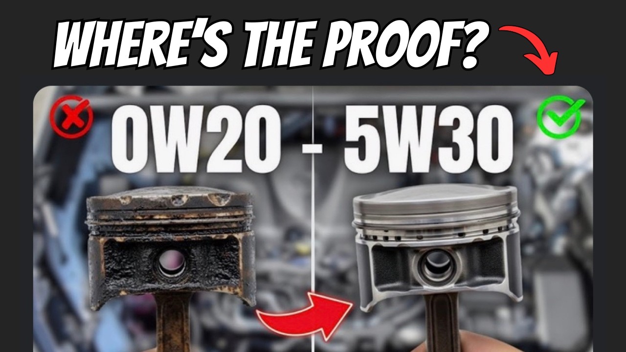More Ai Lies? The FACTS about 0W-20 vs 5W-30 With Actual Evidence! Social Media Claims Are Worthless!