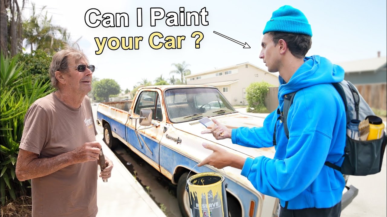 This Guy Is Asking Strangers to Paint THEIR Car… What Would You Say If Approached By This Guy?