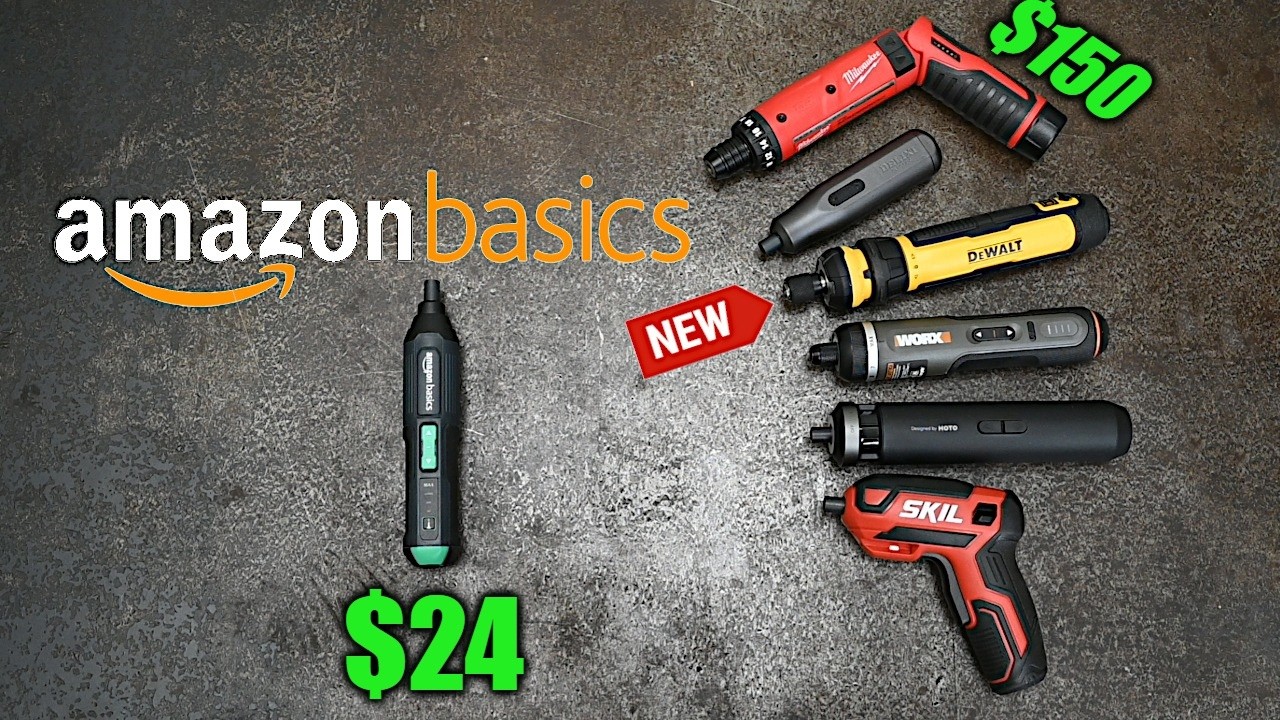 Tool Testing: Beating The AMAZON BASICS Cordless Screwdriver took buying New DeWALT, M4 Milwaukee, and More!
