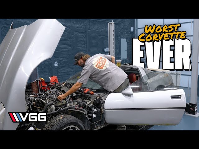 WORLDS WORST Corvette! Will It FINALLY RUN and ROAD TRIP? Derek At Vice Grip Garage Has Got His Work Cut Out On This One