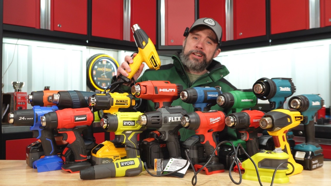 Tool Testing: Who Builds The Best Cordless Heat Gun? Testing All Of Them Will Answer That Question And More!