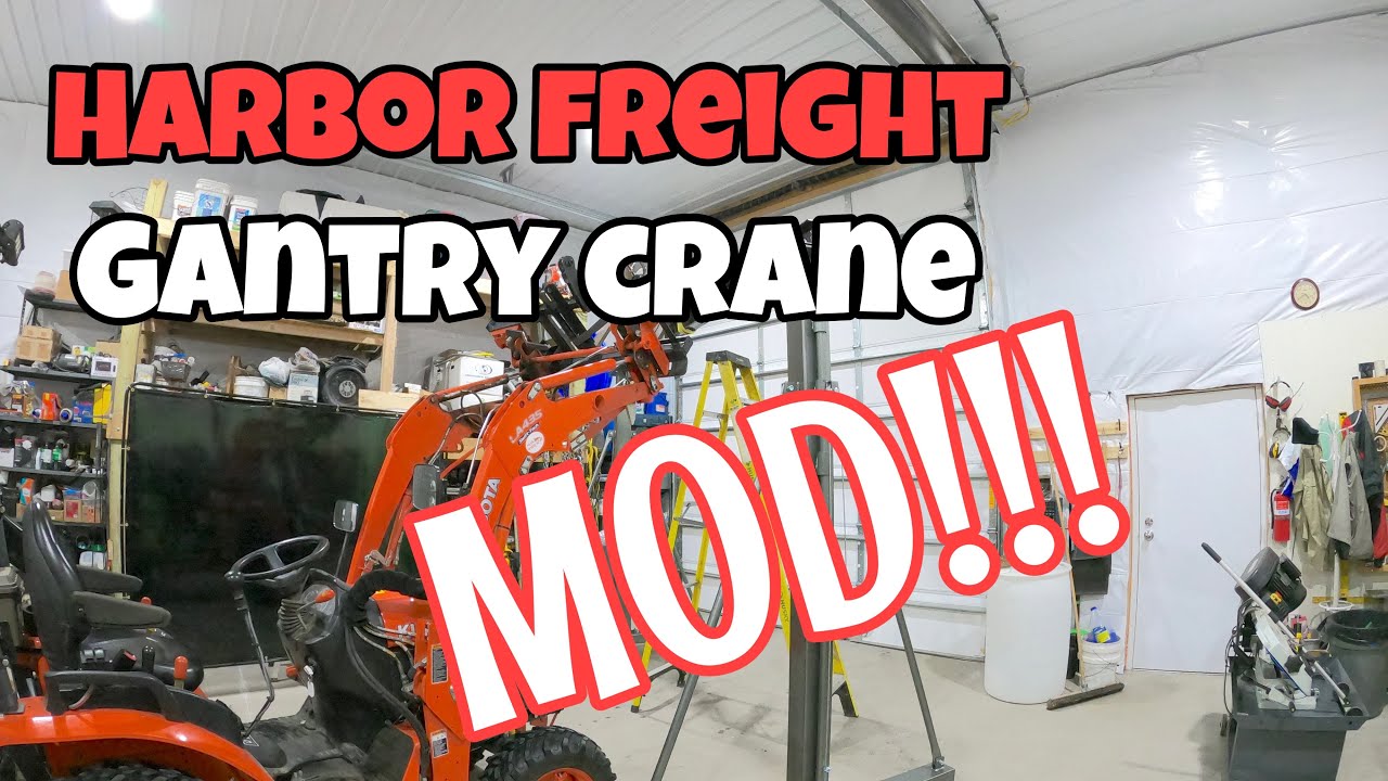 Have You Considered Getting One Of Those Harbor Freight Overhead Gantrys For Your Shop? Watch This.