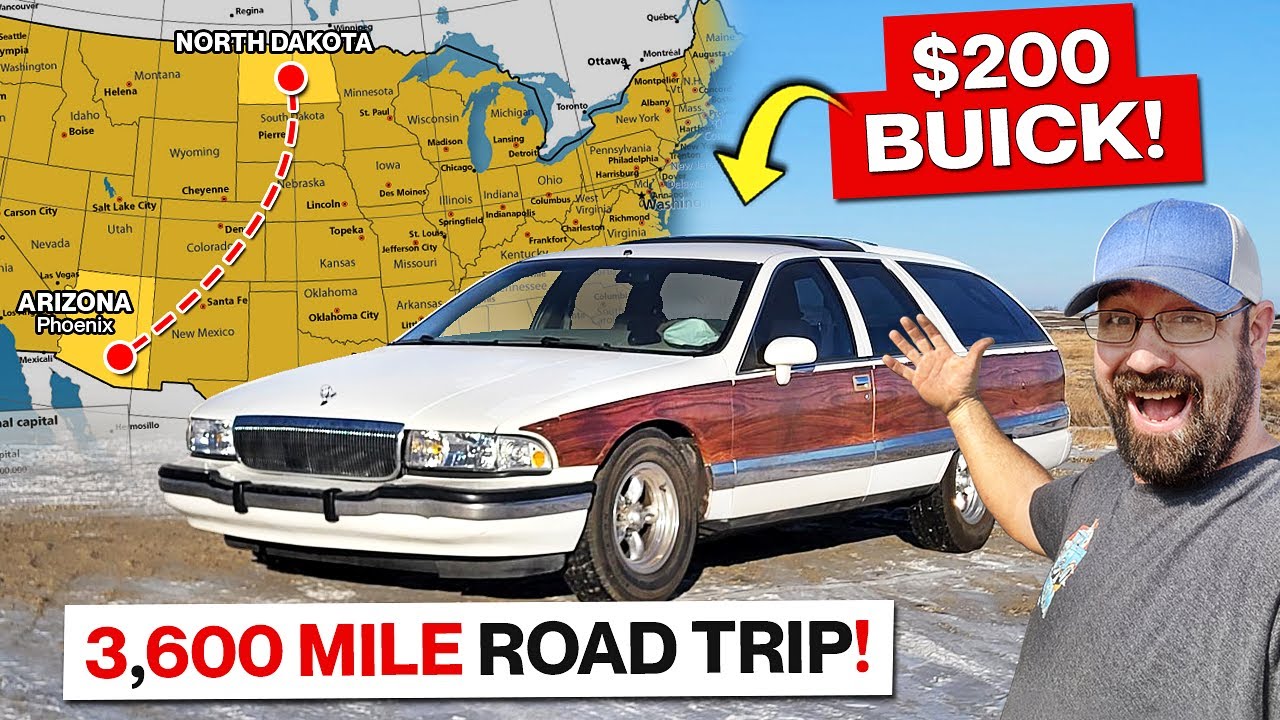 Will a $200 Buick Make a Cross Country Road Trip?!? Sure, Just Close Your Eyes And Pray!