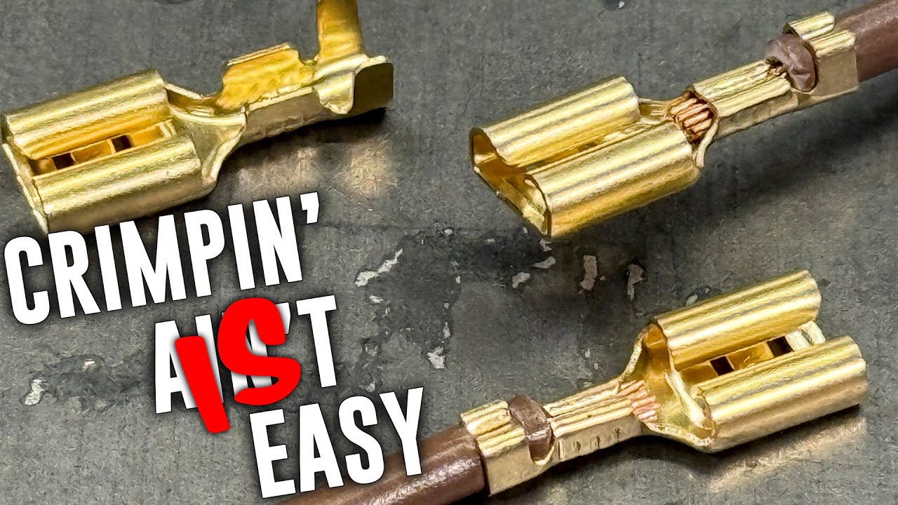 Electrical Tech: WIRE CRIMPING 101 – How to Crimp Open Barrel Terminals Like a PRO! (Wire Selection Included)