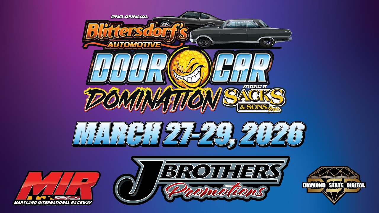FREE LIVESTREAMING DRAG RACING: DOOR CAR DOMINATION 2026 FROM MARYLAND INTERNATIONAL RACEWAY