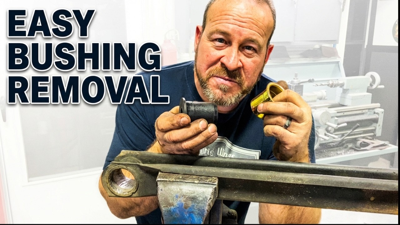 Suspension Tech: Check Out This Simple Trick to Removing a Rubber Suspension Bushing With Tools You Have, And Way Less Work!
