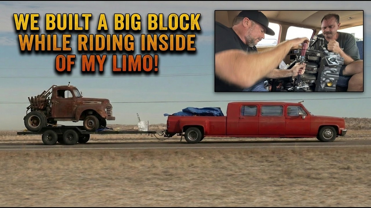 Must Watch! Finnegan, Freiburger, And Friends BUILT a Big Block Chevrolet Engine For The Limo, while Riding INSIDE His LIMO Dually?! (UNBELIEVABLE)