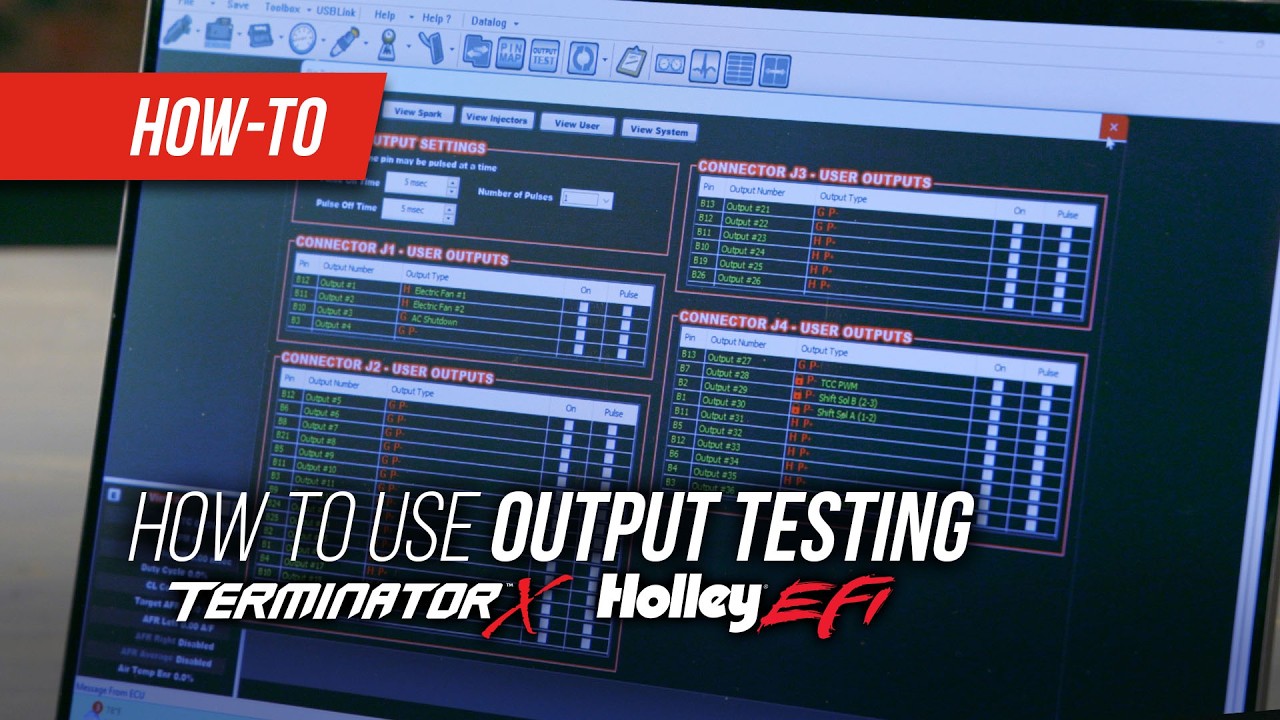 EFI Tech: Here’s How To Use Holley’s Built In Output Testing Feature For Terminator X, HP, Dominator ECUs