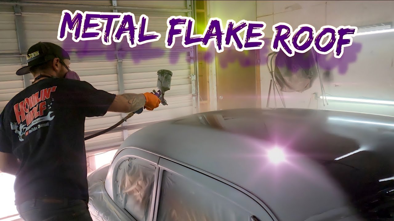 Metal Flake Paint For The Roof Of A Hot Rod: If You’ve Ever Wanted To See It Done, Here’s Your Chance.