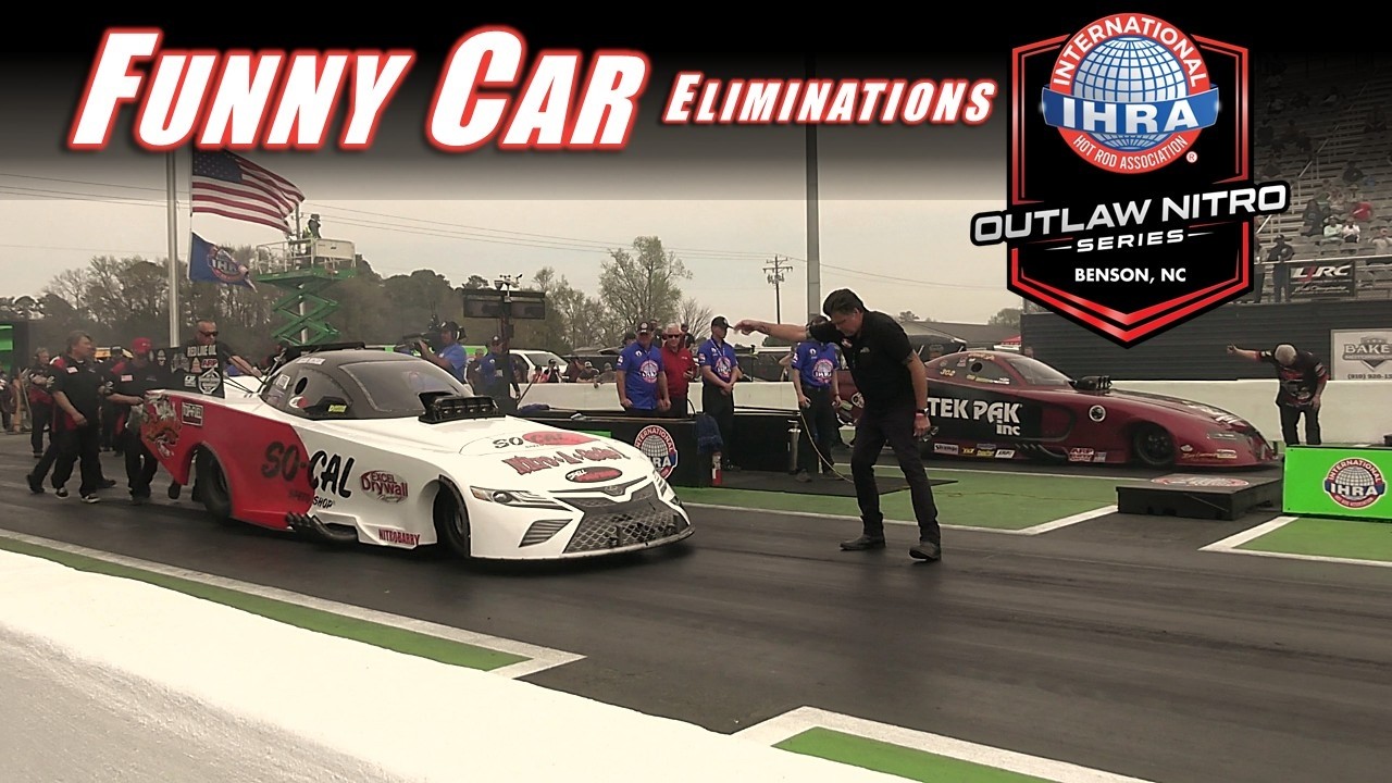 NITRO FUNNY CAR ELIMINATIONS FROM THE 2026 IHRA DRAG RACING SEASON OPENER AT DARANA MOTORSPORTS PARK