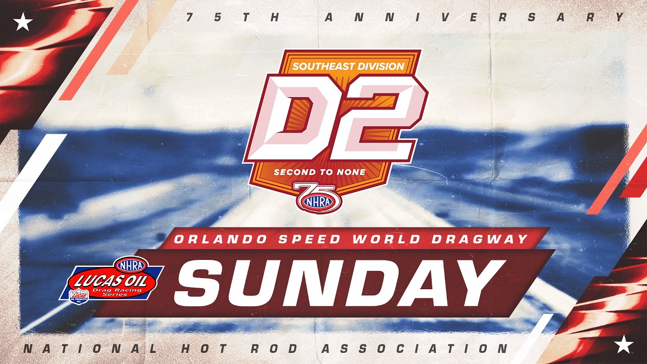 FREE LIVE NHRA Regional Racing Action: Division 2 Lucas Oil Drag Racing At Orlando Speed World Dragway – Sunday