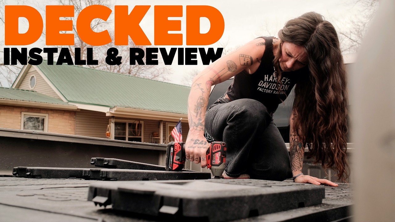 Ever Seen A DECKED Pickup Bed Organization System? Watch Rae Ripple Install One In Her Shop Truck Right Here!