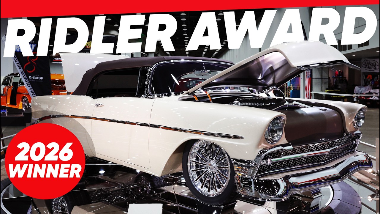 1956 Chevrolet Bel Air “Elegant Lady” Wins 2026 Ridler Award with 1,000-HP Supercharged LS7