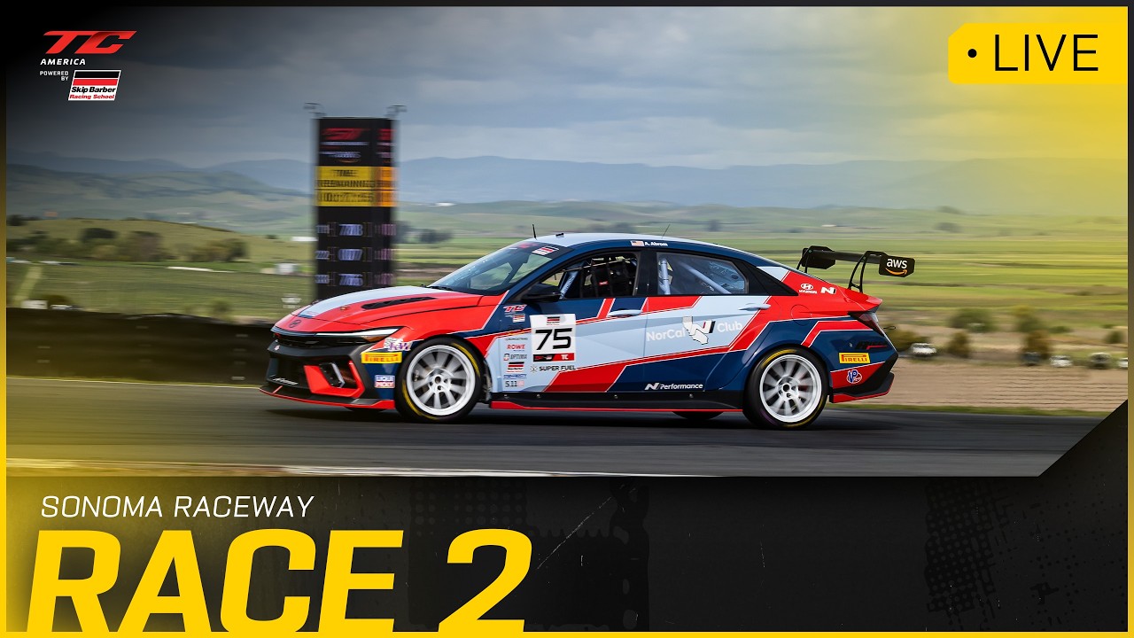 FREE ROAD RACING LIVESTREAM | Race 1 | Sonoma Raceway | TC America powered by Skip Barber 2026, Plus McLaren Racing, GT4, And More!