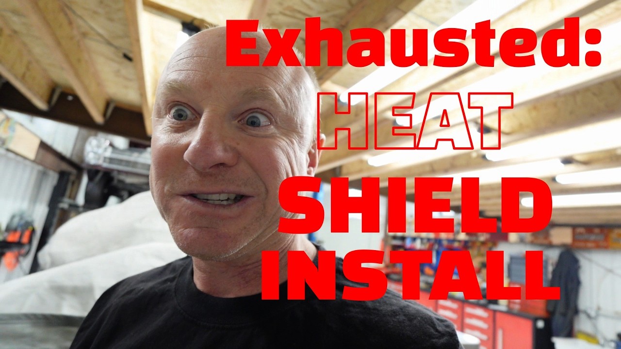 Exhaust Insulation Tech: Installing Embossed Stainless Exhaust Heat Shielding On A Turbocharged Drag And Drive Beast!