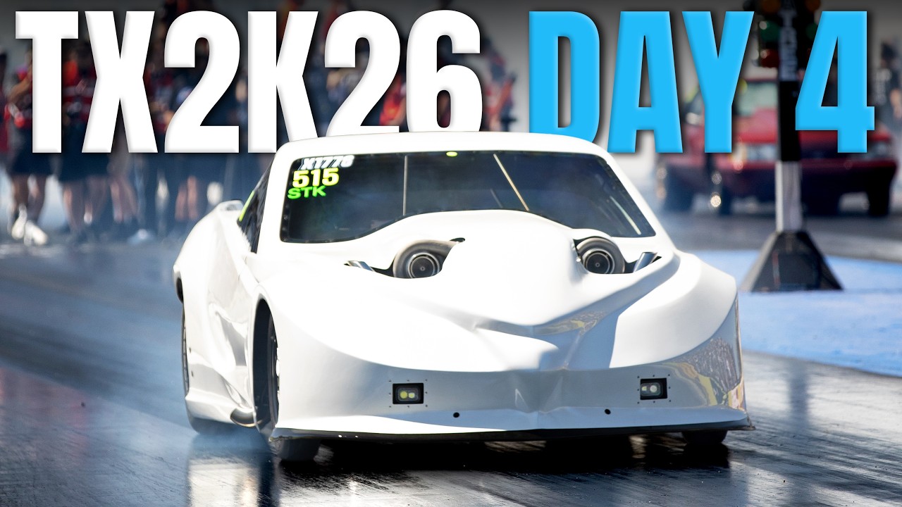 TX2K26 Day 4 From The Texas Motorplex: The FASTEST Drag Pass in TX2K History & Leroy goes #1
