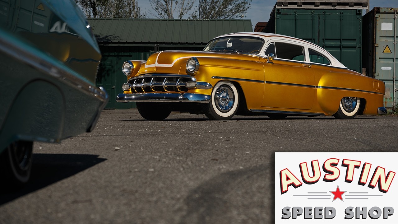 Hot Rod Drive-In Video From Austin Speed Shop: Free Beer and Two Lane Blacktop Playing At The Pre-Lonestar Roundup 2026 Party