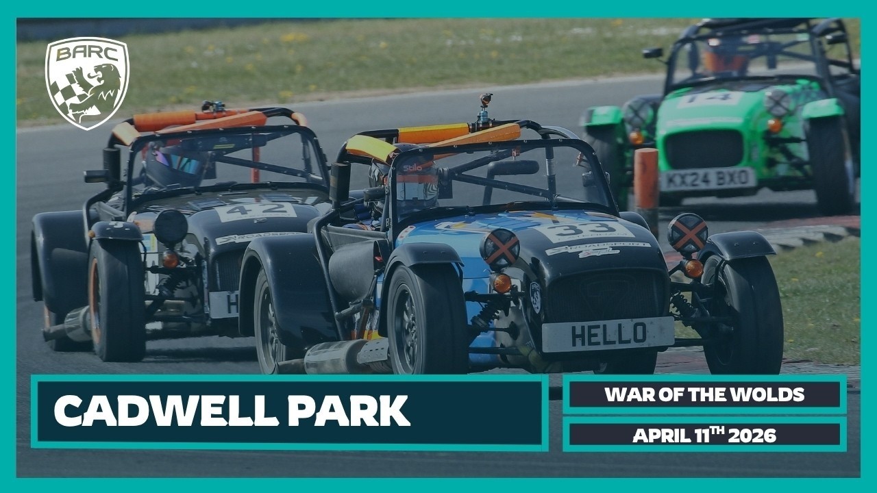 British Auto Racing Club Action From Cadwell Park Means Some Cool British Machines Racing Wheel To Wheel and Door to Door!