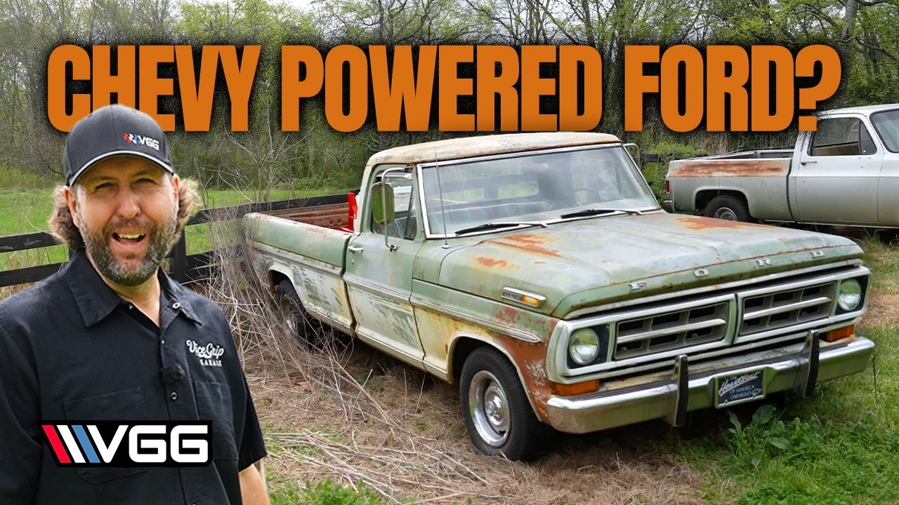 Is This Thing An ABOMINATION or GREATNESS? This Is A Small Block Chevy Powered Ford F100! Installing a HUGE Cam and Engine Refresh With Derek.