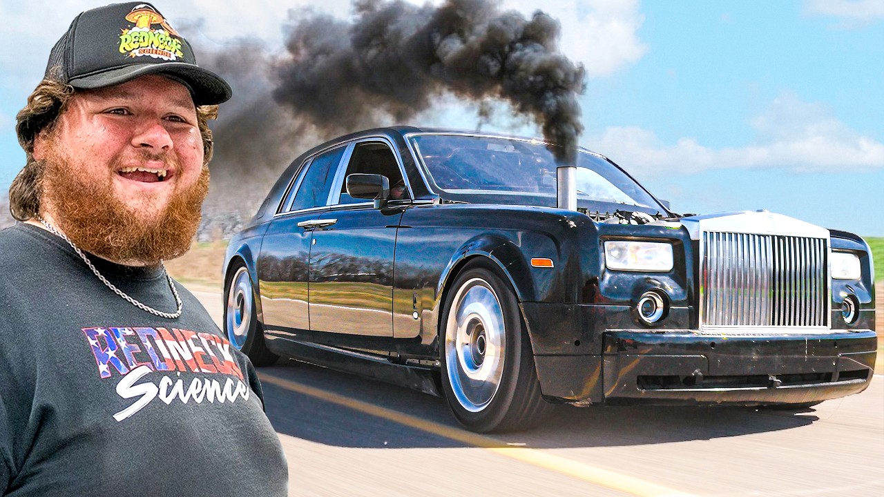 First Drive Video: Westen Champlin’s Cummins Swapped Rolls Royce Is Something Special. Absurd, But Special.