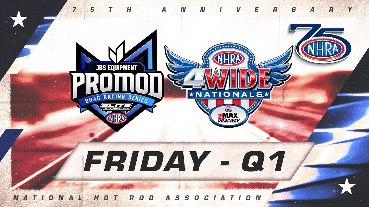 NHRA Pro Mod Series Qualifying Sessions LIVE from the NHRA 4-Wide Nationals in Charlotte. Ultimate Door Car Action!
