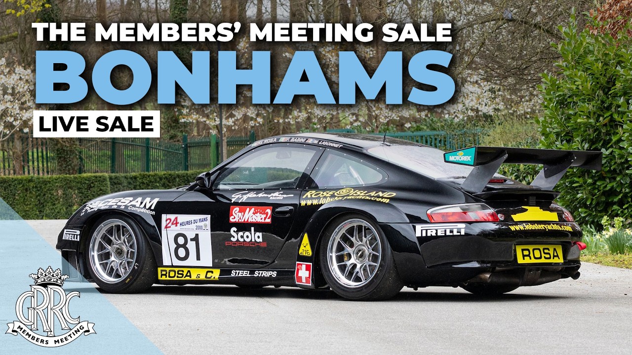 2026 Bonhams Cars Goodwood Members’ Meeting Auction Live Stream. High End Cars, Race Machines, And More!