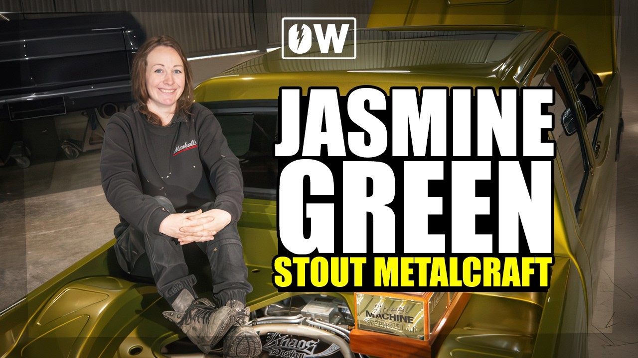 This Chick Is One Hell Of A Metal Shaper! Jasmine Green Is Building A Custom Toyota Stout Pickup The Hard Way!