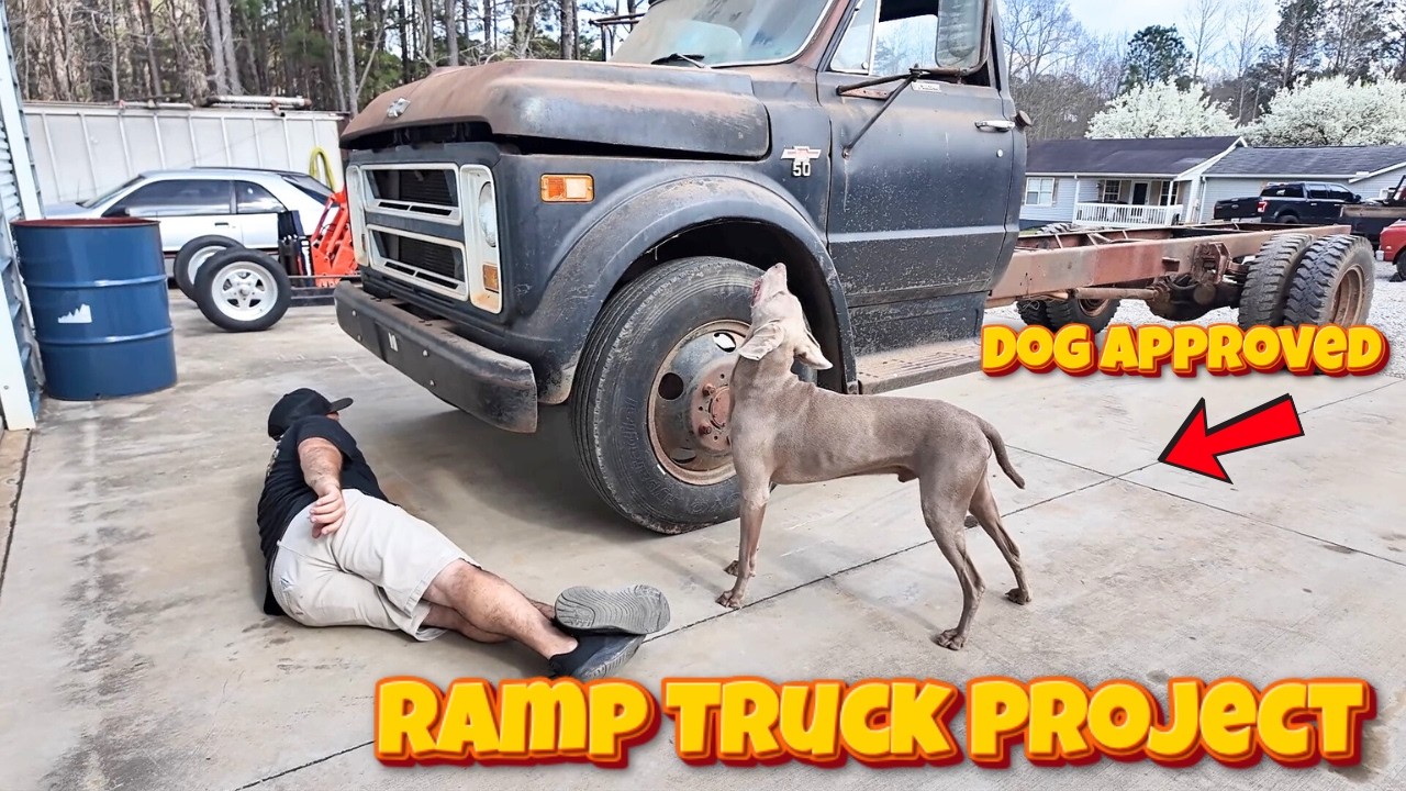 Newbern’s Ramp Truck Project Continues: Tearing Into Two Builds! C50 Cab Off Plus A Fox Body Engine Gets Pulled!