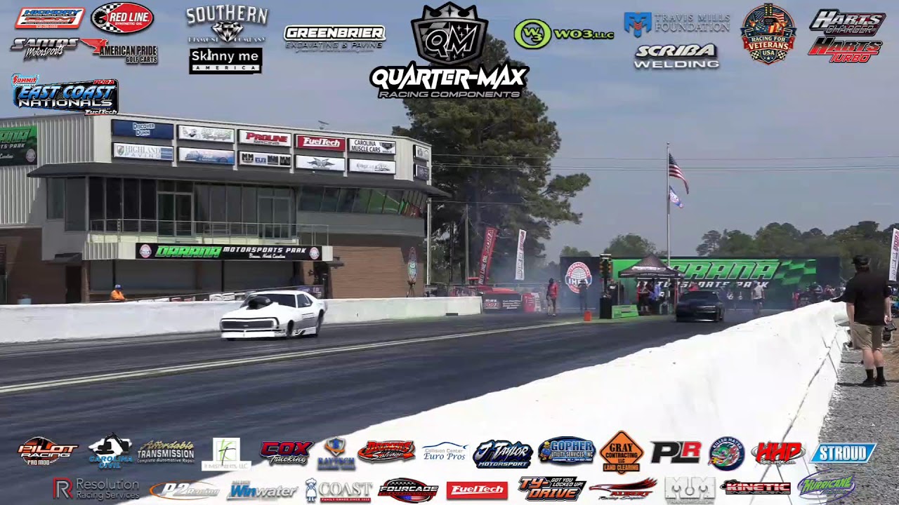 FREE DRAG RACING LIVESTREAM: Check Out The PDRA Testing and Carolina Nationals Eliminations from Darana Motorsports Park in Benson NC