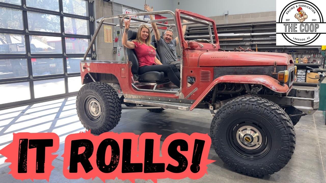 FJ40 Land Cruiser Custom Fabrication: From Chassis to Rolling! 4 Link, Axles, Crossmembers & More!
