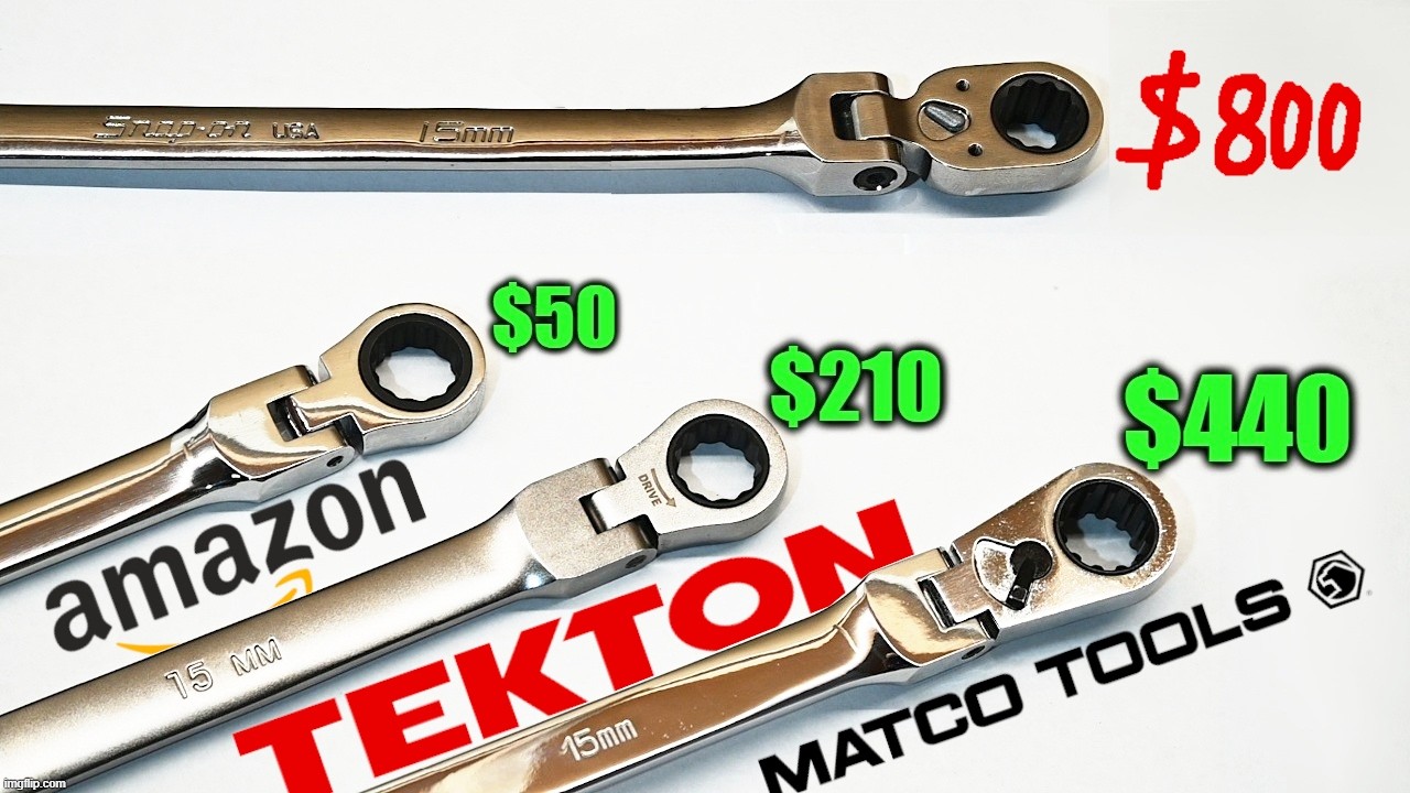 Tool Testing: This $800 Snap-On Goes Up Against Every Price Ratcheting Wrenches To See Who’s Got The Best!