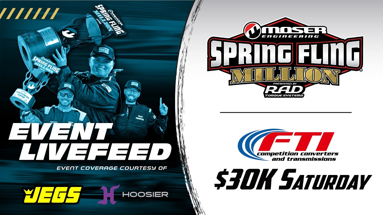 FREE DRAG RACING LIVESTREAM: The Spring Fling Million! Big Money Bracket Races From Las Vegas – $30,000 Saturday!