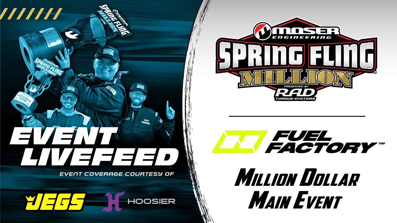 FREE DRAG RACING LIVESTREAM: The Spring Fling Million Dollar Main Event! Big Money Bracket Races From Las Vegas – Million Dollar Friday!