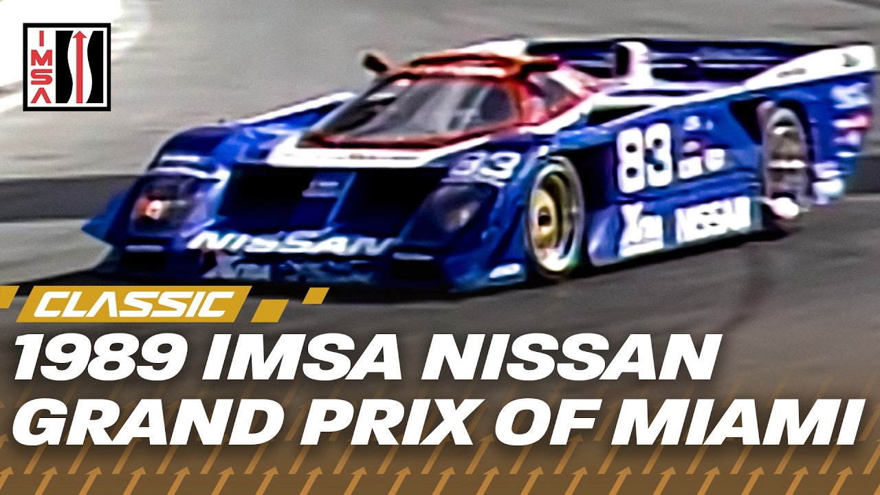 Vintage IMSA! Watch The 1989 IMSA Nissan Grand Prix of Miami Right Here! The Original Miami Street Circuit.