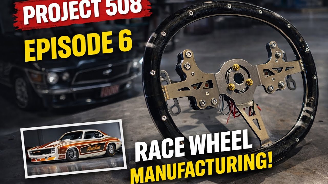 Building The Rearend and Custom Race Steering Wheel For The Martin Lundqvist Racing Street Week Sweden Drag and Drive 1969 Camaro Project!