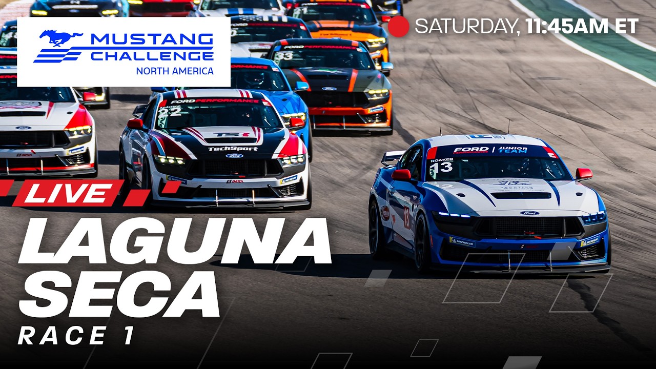 FREE LIVE IMSA RACING FROM WEATHERTECH RACEWAY LAGUNA SECA! Michelin Pilot Challenge, Mustang Challenge, Lamborghini Super Trofeo, And More!