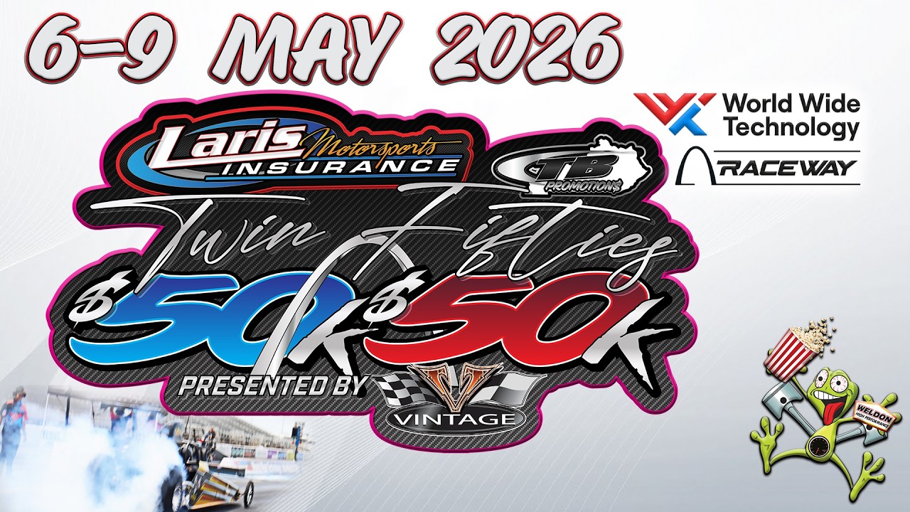 FREE LIVE DRAG RACING: It’s Time For The Twin 50’s Big Money Bracket Races In St. Louis! Wednesday 64 Car Shootout