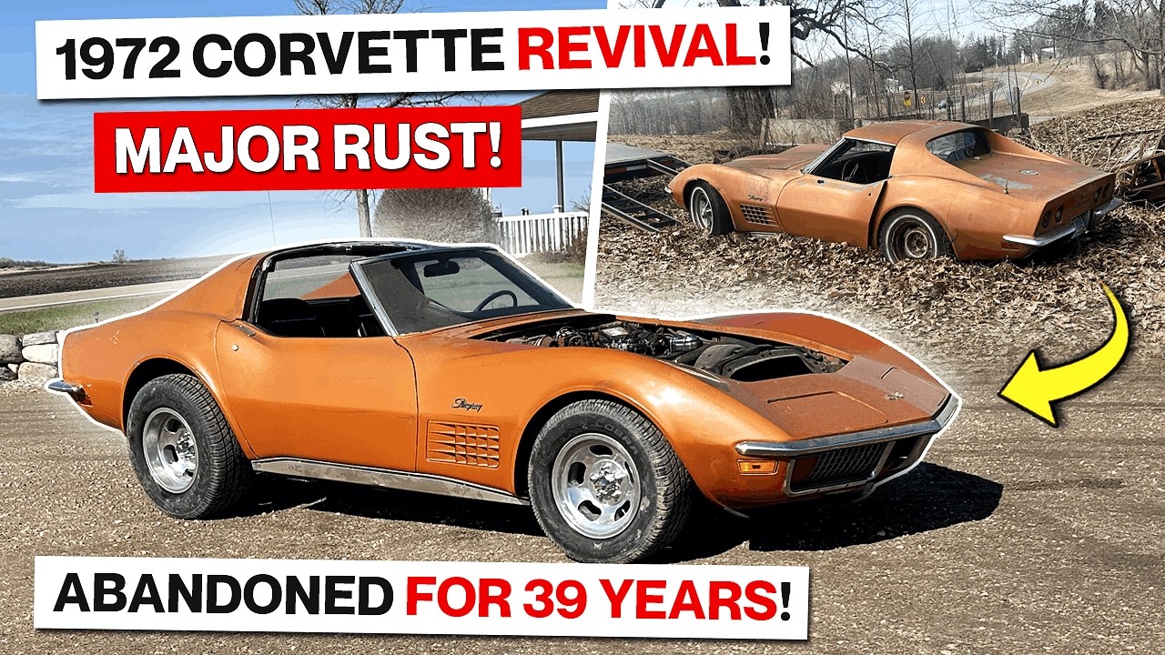 Rust Repair On A Classic Corvette? But They Are Fiberglass! Mortske is Refreshing a 1972 Corvette on a Budget!