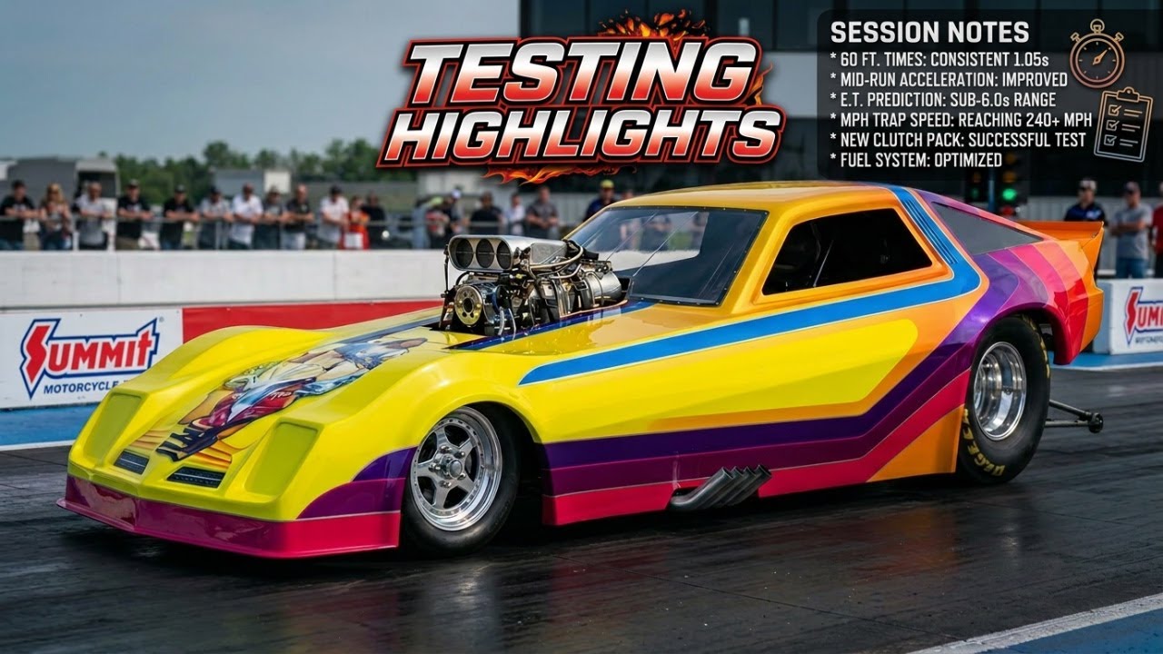 Testing Video: Chaos SuperNationals Testing at Summit Motorsports Park. Funny Cars, Fuel Altereds, and More!