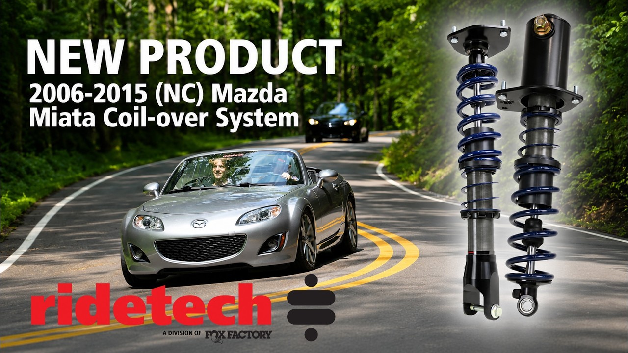 Featured Product: Mazda Miata Coil Overs From Ridetech! One Of The Best Track Day Cars Ever Gets Some New Goodies From Ridetech!