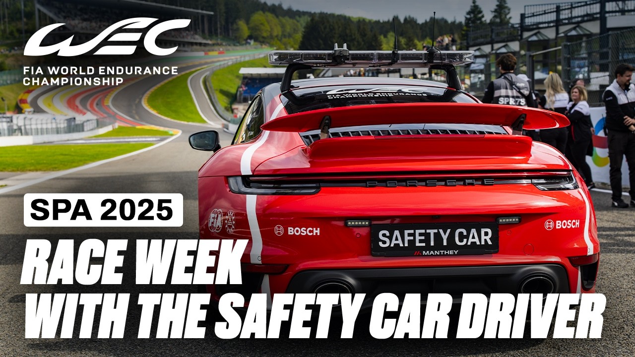A Race Weekend In The Life of The Safety Car Driver: Behind The Scenes At The TotalEnergies 6 Hours of Spa FIA World Endurance Championships