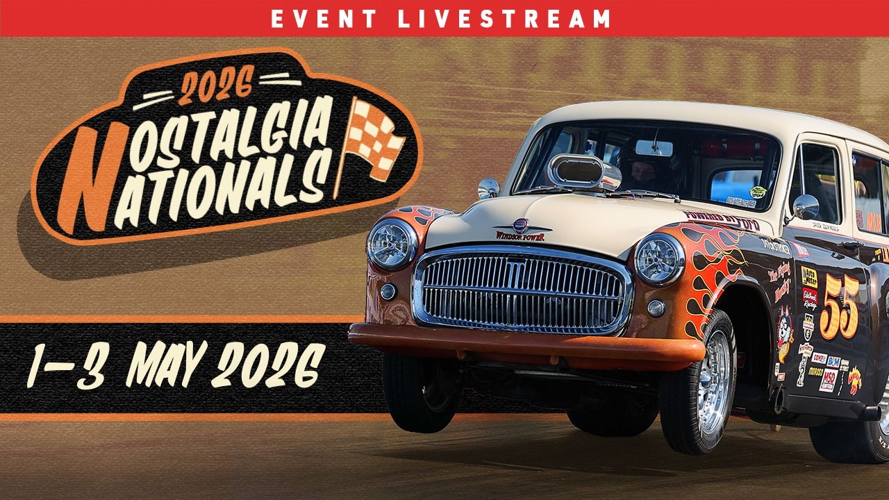 FREE LIVE DRAG RACING LIVESTREAM: Here Are The NSRA Nostalgia Nationals 2026 LIVE From Santa Pod!