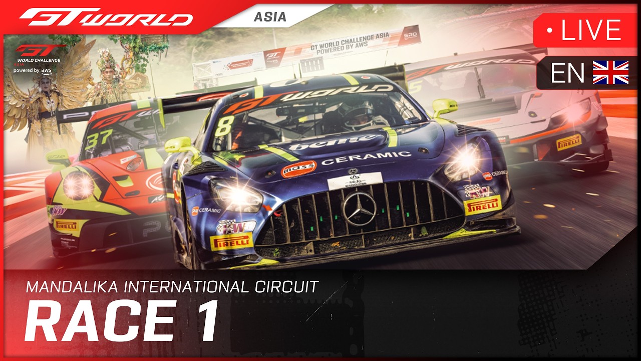 GT World Challenge Asia 2026 LIVESTREAM: Watch Race 1 and 2 From Mandalika Right Here! Sports Car Road Racing Action.