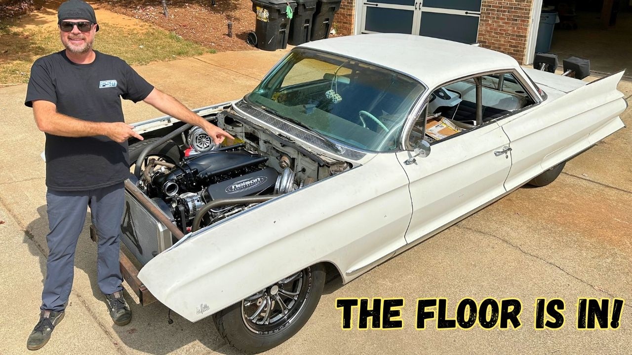 Finnegan’s Drag and Drive Cadillac Project Continues: Fabricating Custom Floors In Preparation For Custom Interior.
