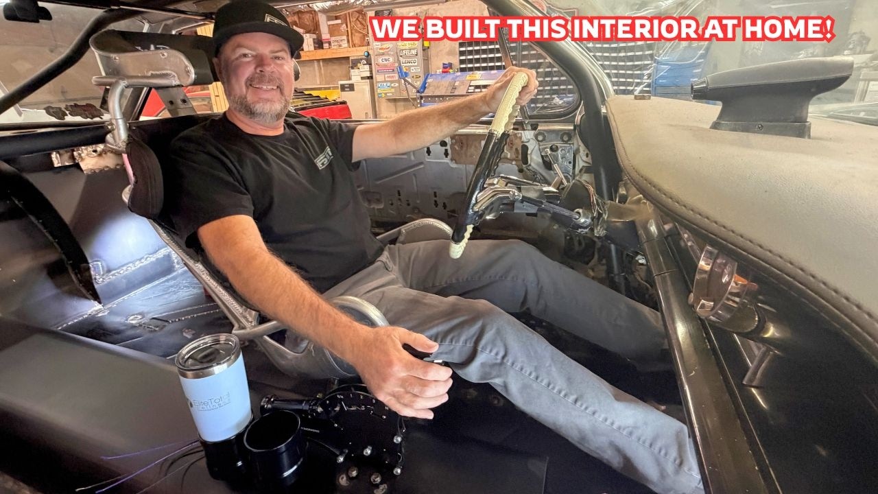Finnegan’s 1961 Cadillac Coupe DeVille Drag Car Build Is Getting Closer! Interior At Home. Check It Out.
