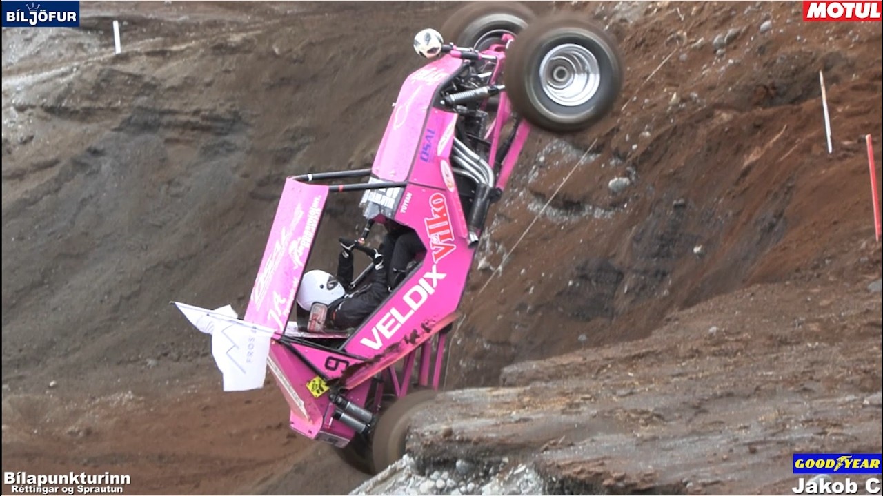 HIGH FLYING FORMULA OFFROAD RACING VIDEO FROM ICELAND’S STANGARHYLUR 2026! COURSE 1 and 2 RACING ACTION