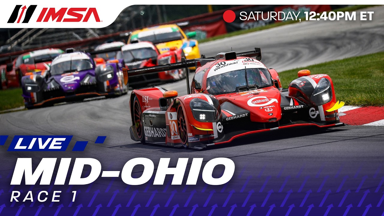 FREE ROAD RACINGL LIVESTREAM: IMSA Mid-Ohio Mustang Challenge, SportsCar Challenge, and Mazda MX-5 Cup Racing LIVE!