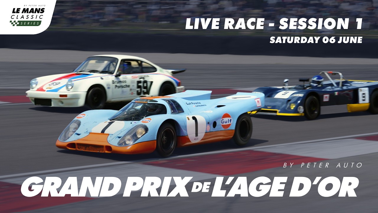 LIVE Vintage Road Racing! Wheel to Wheel Racing from the Le Mans Classic Series – Round 3 in Dijon – Endurance and 1960s Legends on Track!